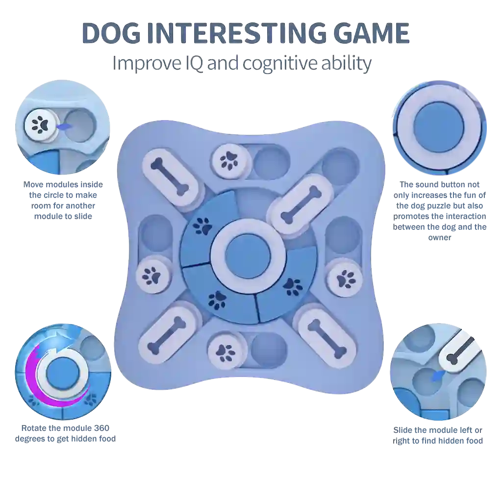 Interactive Dog Puzzle Toy